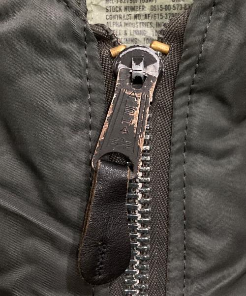 ALPHA（アルファ）ALPHA (アルファ) 90'sMA-1ジャケット カーキ サイズ:Sの古着・服飾アイテム