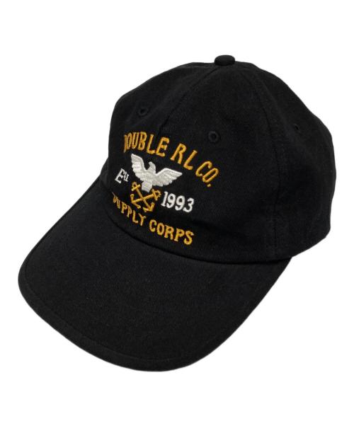 RRL（ダブルアールエル）RRL (ダブルアールエル) SUPPLY CORPS CAP ブラック サイズ:59CMの古着・服飾アイテム