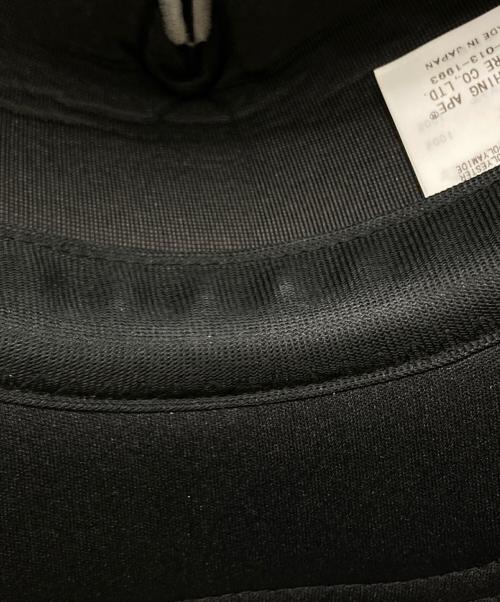 A BATHING APE（ア ベイシング エイプ）A BATHING APE (ア ベイシング エイプ) CRYSTAL STONE STA LOGO MESH CAP ブラックの古着・服飾アイテム