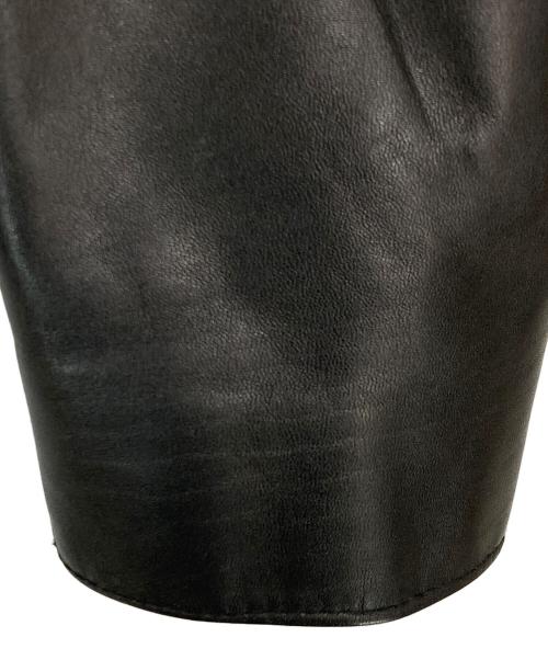 green label relaxing（グリーンレーベルリラクシング）green label relaxing (グリーンレーベルリラクシング) ソフトカウ ダブル ライダース / レザー ジャケット ブラック サイズ:XLの古着・服飾アイテム