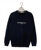 GIVENCHYジバンシィ）の古着「Paris Logo Sweatshirt」｜ブラック