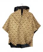 adidas×GUCCIアディダス×グッチ）の古着「GGロゴリバーシブルケープコート」｜ブラック