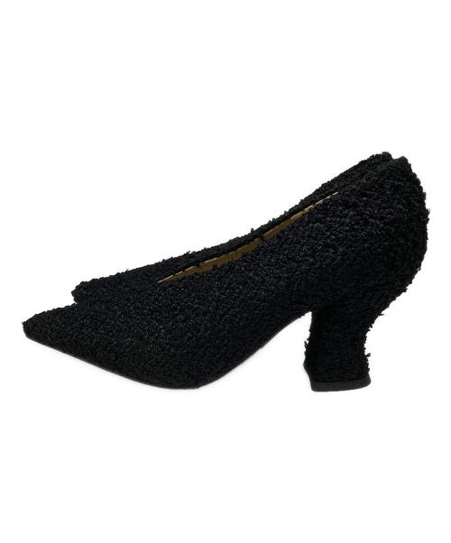 BOTTEGA VENETA（ボッテガベネタ）BOTTEGA VENETA (ボッテガベネタ) アーモンドパンプス ブラック サイズ:381/2の古着・服飾アイテム