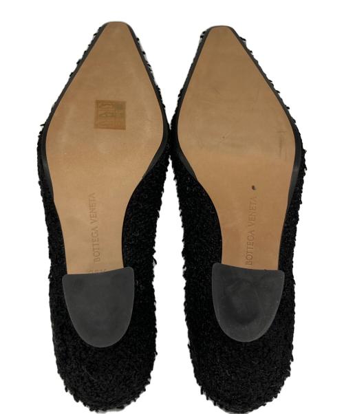 BOTTEGA VENETA（ボッテガベネタ）BOTTEGA VENETA (ボッテガベネタ) アーモンドパンプス ブラック サイズ:381/2の古着・服飾アイテム