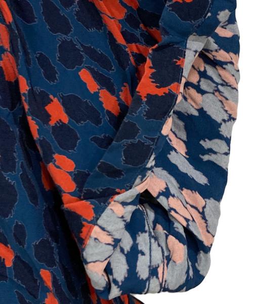 WACKO MARIA（ワコマリア）WACKO MARIA (ワコマリア) LEOPARD HAWAIIAN SHIRT ネイビー×レッド サイズ:Lの古着・服飾アイテム