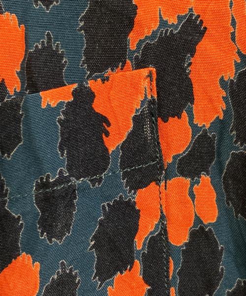 WACKO MARIA（ワコマリア）WACKO MARIA (ワコマリア) LEOPARD HAWAIIAN SHIRT ネイビー×レッド サイズ:Lの古着・服飾アイテム