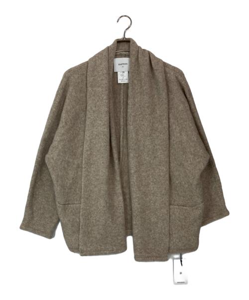 marmors（マルモア）marmors (マルモア) シャギーアルパカガウンカーディガン ベージュ サイズ:36の古着・服飾アイテム