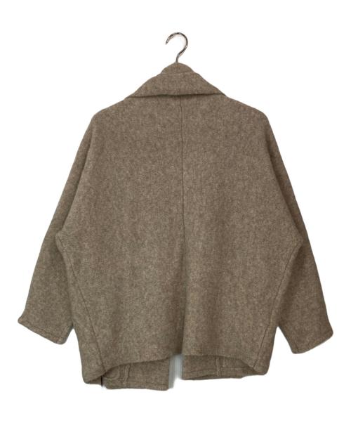 marmors（マルモア）marmors (マルモア) シャギーアルパカガウンカーディガン ベージュ サイズ:36の古着・服飾アイテム
