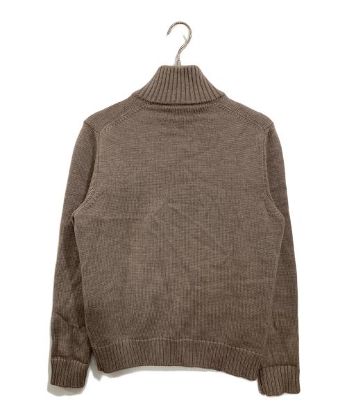 Zanone（ザノーネ）Zanone (ザノーネ) ミドルゲージ ニット ジャケット ブラウン サイズ:50の古着・服飾アイテム