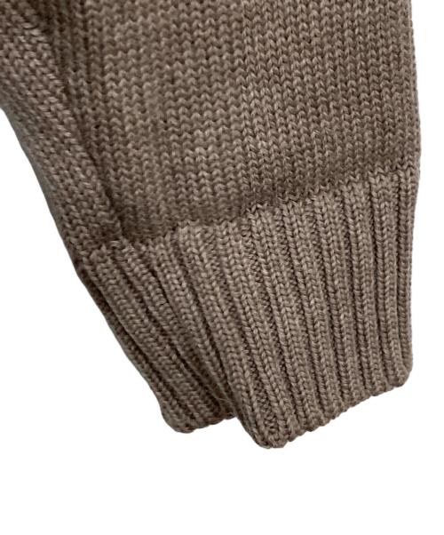 Zanone（ザノーネ）Zanone (ザノーネ) ミドルゲージ ニット ジャケット ブラウン サイズ:50の古着・服飾アイテム