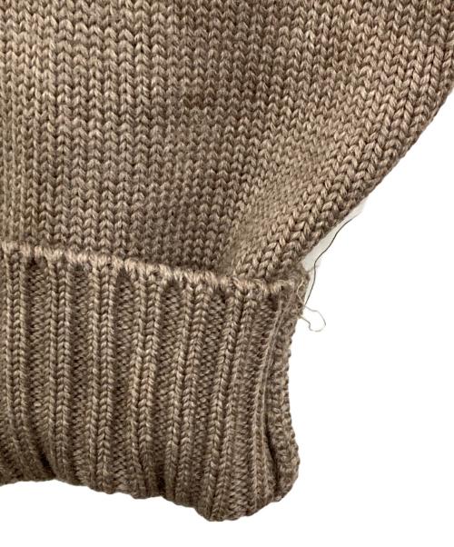 Zanone（ザノーネ）Zanone (ザノーネ) ミドルゲージ ニット ジャケット ブラウン サイズ:50の古着・服飾アイテム