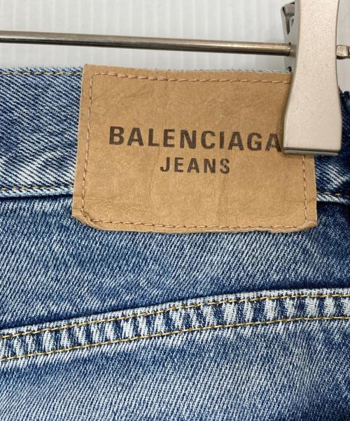 BALENCIAGA（バレンシアガ）BALENCIAGA (バレンシアガ) ストレートレッグルーズフィットデニム インディゴ サイズ:XSの古着・服飾アイテム