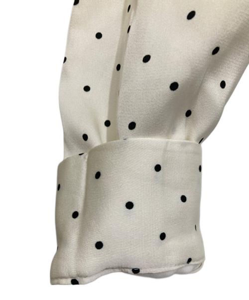 M ME EME（エムミーエメ）M me eme (エムミーエメ) Classical dot tiered onepiecee アイボリー サイズ:FREE 未使用品の古着・服飾アイテム