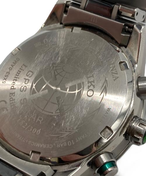 SEIKO（セイコー）SEIKO (セイコー) アストロン シルバー×ブラックの古着・服飾アイテム