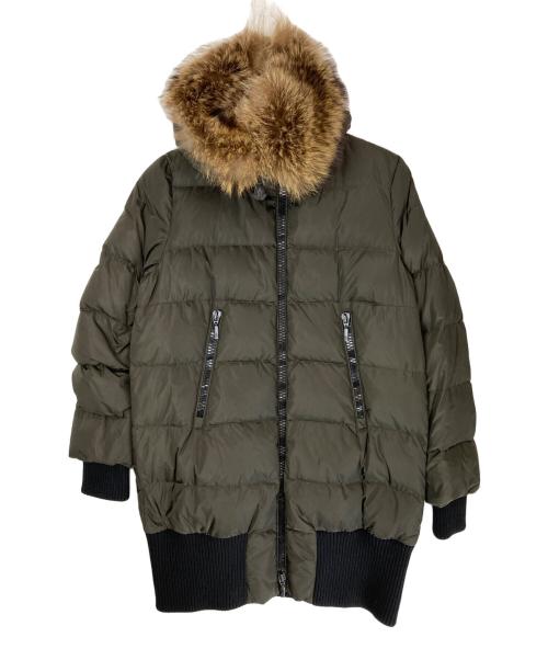 MONCLER（モンクレール）MONCLER (モンクレール) ダウンジャケット オリーブの古着・服飾アイテム