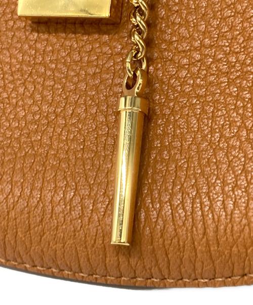 Chloe（クロエ）Chloe (クロエ) チェーンショルダーバッグ ブラウンの古着・服飾アイテム