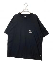 OVY（オヴィー）の古着「Embroidery Cotton Wide T-shirt」｜ブラック