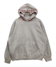 SUPREME（シュプリーム）の古着「Jacquard stripe hooded」｜グレー