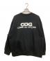 CDG (シーディージー) OVERSIZED SWEATSHIRT ブラック サイズ:M：13000円