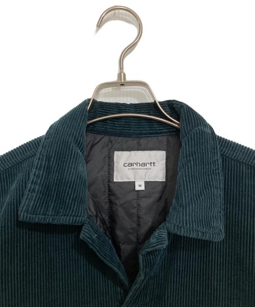 Carhartt WIP（カーハート ワークインプログレス）CARHARTT WIP (カーハート ワークインプログレス) コーデュロイジャケット グリーン サイズ:Ⅿの古着・服飾アイテム