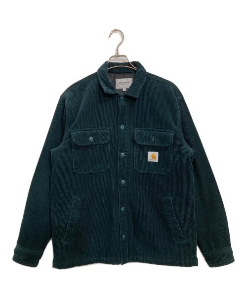 Carhartt WIP（カーハート ワークインプログレス）CARHARTT WIP (カーハート ワークインプログレス) コーデュロイジャケット グリーン サイズ:Ⅿの古着・服飾アイテム