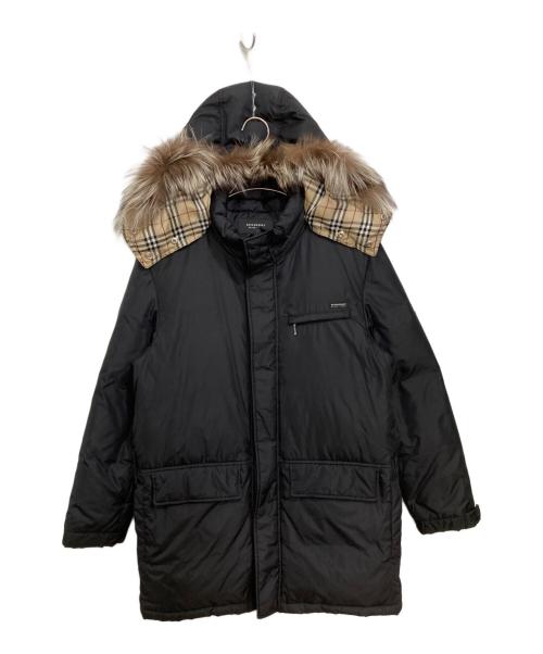 BURBERRY BLACK LABEL（バーバリーブラックレーベル）BURBERRY BLACK LABEL (バーバリーブラックレーベル) ダウンコート ブラック サイズ:Lの古着・服飾アイテム