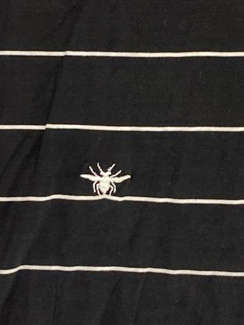 DIOR HOMME（ディオール オム）Dior Homme (ディオール オム) BEE刺繍ポロシャツ ブラック サイズ:XSの古着・服飾アイテム