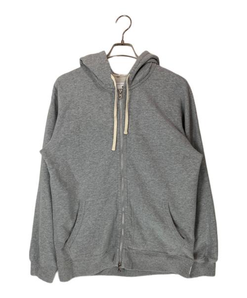 REIGNING CHAMP（レイニングチャンプ）REIGNING CHAMP (レイニングチャンプ) MIDWEIGHT TERRY CLASSIC ZIP HOODIE グレー サイズ:Ⅿの古着・服飾アイテム