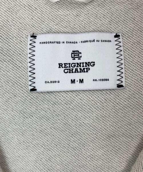 REIGNING CHAMP（レイニングチャンプ）REIGNING CHAMP (レイニングチャンプ) MIDWEIGHT TERRY CLASSIC ZIP HOODIE グレー サイズ:Ⅿの古着・服飾アイテム