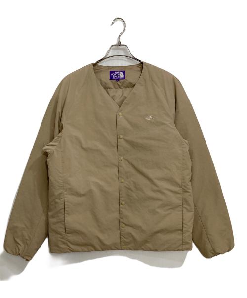 THE NORTHFACE PURPLELABEL（ザ・ノースフェイス パープルレーベル）THE NORTHFACE PURPLELABEL (ザ・ノースフェイス パープルレーベル) Down Cardigan ベージュ サイズ:Lの古着・服飾アイテム