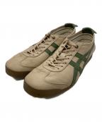 Onitsuka Tigerオニツカタイガー）の古着「ローカットスニーカー」｜ベージュ×カーキ