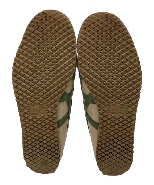 Onitsuka Tiger（オニツカタイガー）Onitsuka Tiger (オニツカタイガー) ローカットスニーカー ベージュ×カーキ サイズ:26cmの古着・服飾アイテム