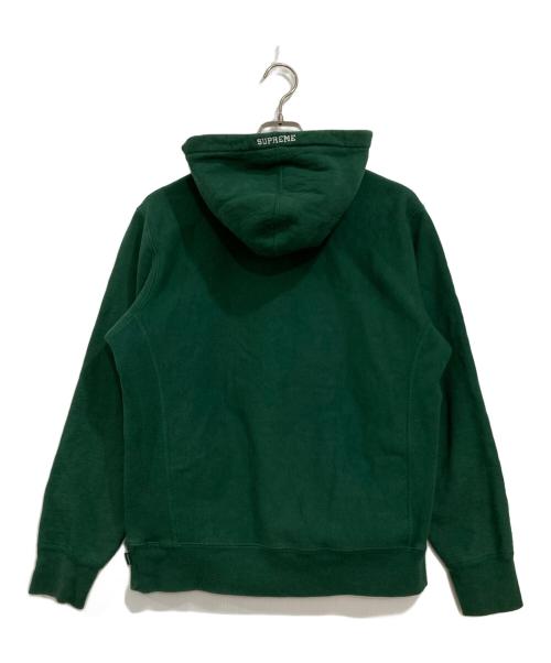 SUPREME（シュプリーム）SUPREME (シュプリーム) Logo Hooded Sweatshirt グリーン サイズ:Sの古着・服飾アイテム