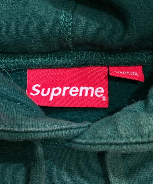 SUPREME（シュプリーム）SUPREME (シュプリーム) Logo Hooded Sweatshirt グリーン サイズ:Sの古着・服飾アイテム