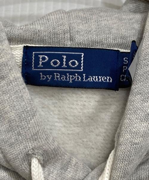 POLO RALPH LAUREN（ポロ・ラルフローレン）POLO RALPH LAUREN (ポロ・ラルフローレン) POLOベアフリースフーディ グレー サイズ:Sの古着・服飾アイテム