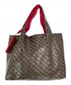 GHERARDINIゲラルディーニ）の古着「ソフティ リバーシブルトートバッグ」｜ブラウン×レッド