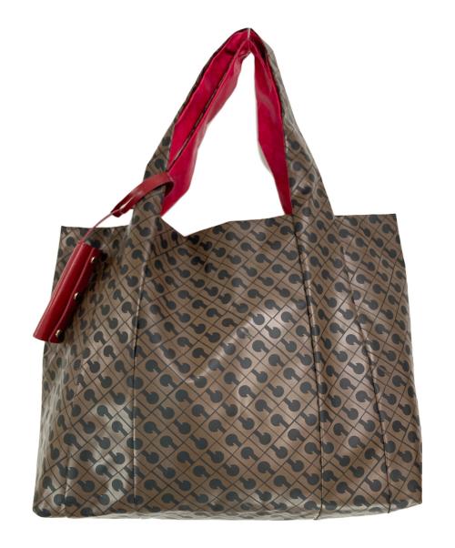 GHERARDINI（ゲラルディーニ）GHERARDINI (ゲラルディーニ) ソフティ リバーシブルトートバッグ ブラウン×レッドの古着・服飾アイテム