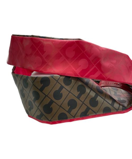 GHERARDINI（ゲラルディーニ）GHERARDINI (ゲラルディーニ) ソフティ リバーシブルトートバッグ ブラウン×レッドの古着・服飾アイテム