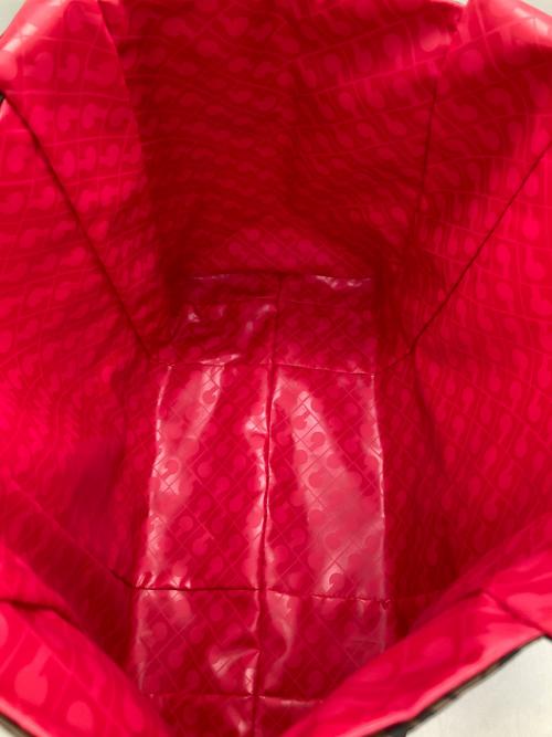 GHERARDINI（ゲラルディーニ）GHERARDINI (ゲラルディーニ) ソフティ リバーシブルトートバッグ ブラウン×レッドの古着・服飾アイテム