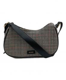 MACKINTOSH PHILOSOPHY（マッキントッシュ フィロソフィー）の古着「チェックツイードミニホーボーバッグ」｜ブラック