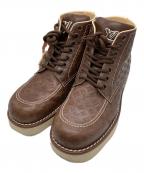 LOUIS VUITTON×Tyler The Creatorルイ ヴィトン×）の古着「LV ウェイブズ ラインブーツ」｜ブラウン