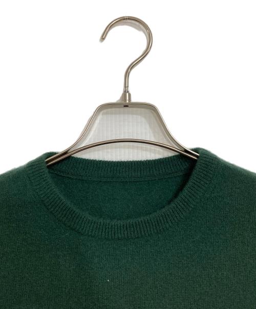 GOOD GRIEF!（グッドグリーフ）GOOD GRIEF! (グッドグリーフ) Cashmere Logo Knit P/O グリーン サイズ:FREE 未使用品の古着・服飾アイテム