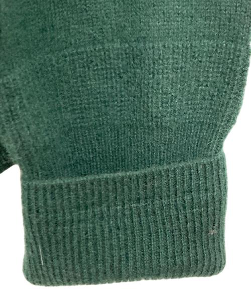 GOOD GRIEF!（グッドグリーフ）GOOD GRIEF! (グッドグリーフ) Cashmere Logo Knit P/O グリーン サイズ:FREE 未使用品の古着・服飾アイテム