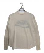 GOOD GRIEF!グッドグリーフ）の古着「Cashmere Logo Knit Pullover」｜ホワイト