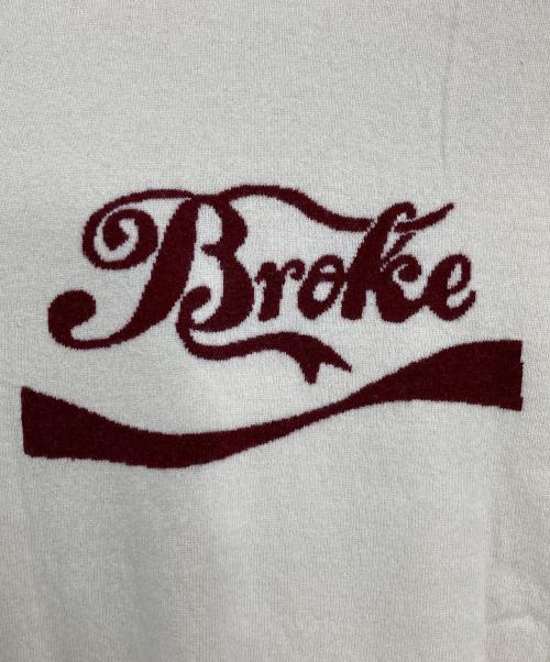 GOOD GRIEF!（グッドグリーフ）GOOD GRIEF! (グッドグリーフ) Cashmere Logo Knit Pullover ホワイト サイズ:FREE 未使用品の古着・服飾アイテム