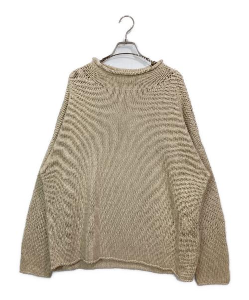 Lauren Manoogian（ローレン マヌージアン）Lauren Manoogian (ローレン マヌージアン) リネン混ニット アイボリー サイズ:3 未使用品の古着・服飾アイテム