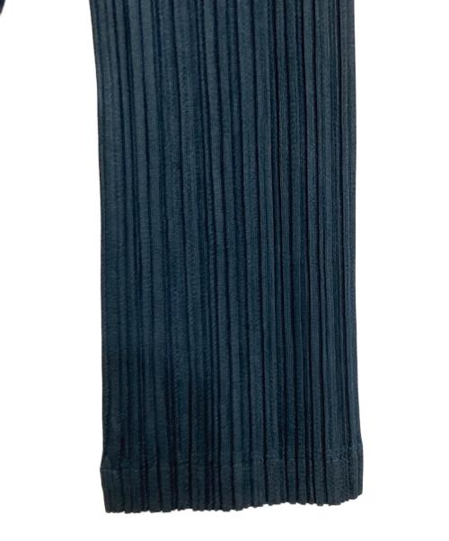 PLEATS PLEASE（プリーツプリーズ）PLEATS PLEASE (プリーツプリーズ) プリーツカーディガン ネイビー サイズ:3の古着・服飾アイテム