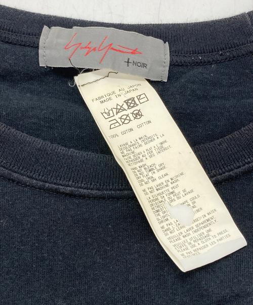 yohji yamamoto+noir（ヨウジヤマモトプリュスノアール）yohji yamamoto+Noir (ヨウジヤマモトプリュスノアール) 内田すずめ プリントTシャツ ブラック サイズ:3の古着・服飾アイテム