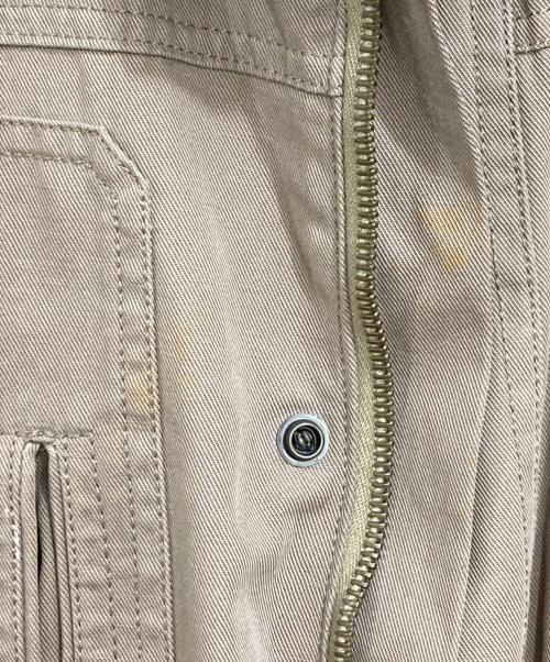 DIOR HOMME（ディオール オム）DIOR HOMME (ディオール オム) ツイルミリタリージャケット ベージュ サイズ:44の古着・服飾アイテム