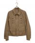 DIOR HOMME（ディオール オム）の古着「ツイルミリタリージャケット」｜ベージュ